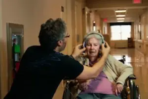 A scene from the film <em>Alive Inside</em>.