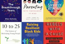 Book covers for our six favorite parenting books of 2024
