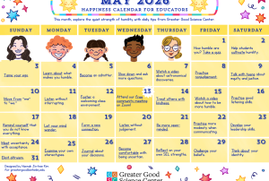 Your Happiness Calendar for Educators for May 2026