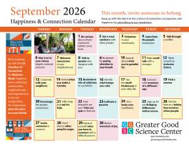 Your Happiness & Connection Calendar for September 2026
