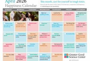 Your Happiness Calendar for April 2026