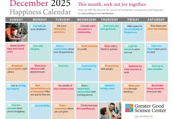 Your Happiness Calendar for December 2025