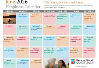 Your Happiness Calendar for June 2026