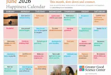Your Happiness Calendar for June 2026