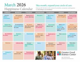 Your Happiness Calendar for March 2026