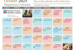 Your Happiness Calendar for October 2025