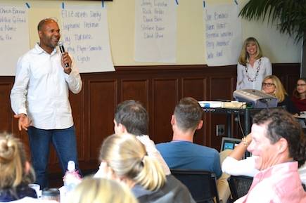 People attending the GGSC summer institute for educators